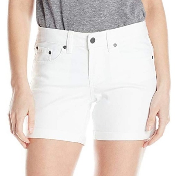 prAna Pants - prAna Kara Short Women’s Size 8/29 White Rolled Hem 5 Pocket style
